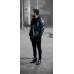 Men's Black Faux Leather Biker Jacket with Fur Collar - Stylish and Durable