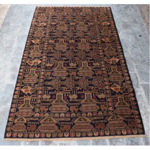 Afghan war rugs, hand made rugs, pictorial rugs, size 195 cm x 116 cm
