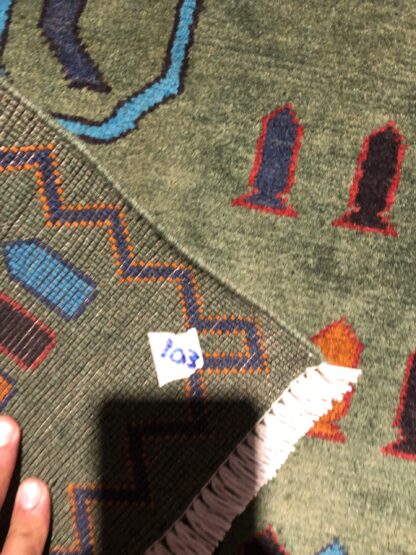 Hand Made Afghan war Rug, afghan pistol war rugs Size 60  cm x 80 cm - Image 3