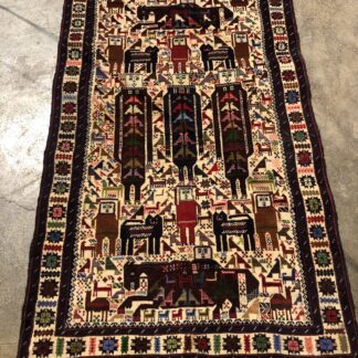 Hand Made Afghan pictorial rugs, tepestry rugs, wall hanging rugs Size 203 cm x  183 cm