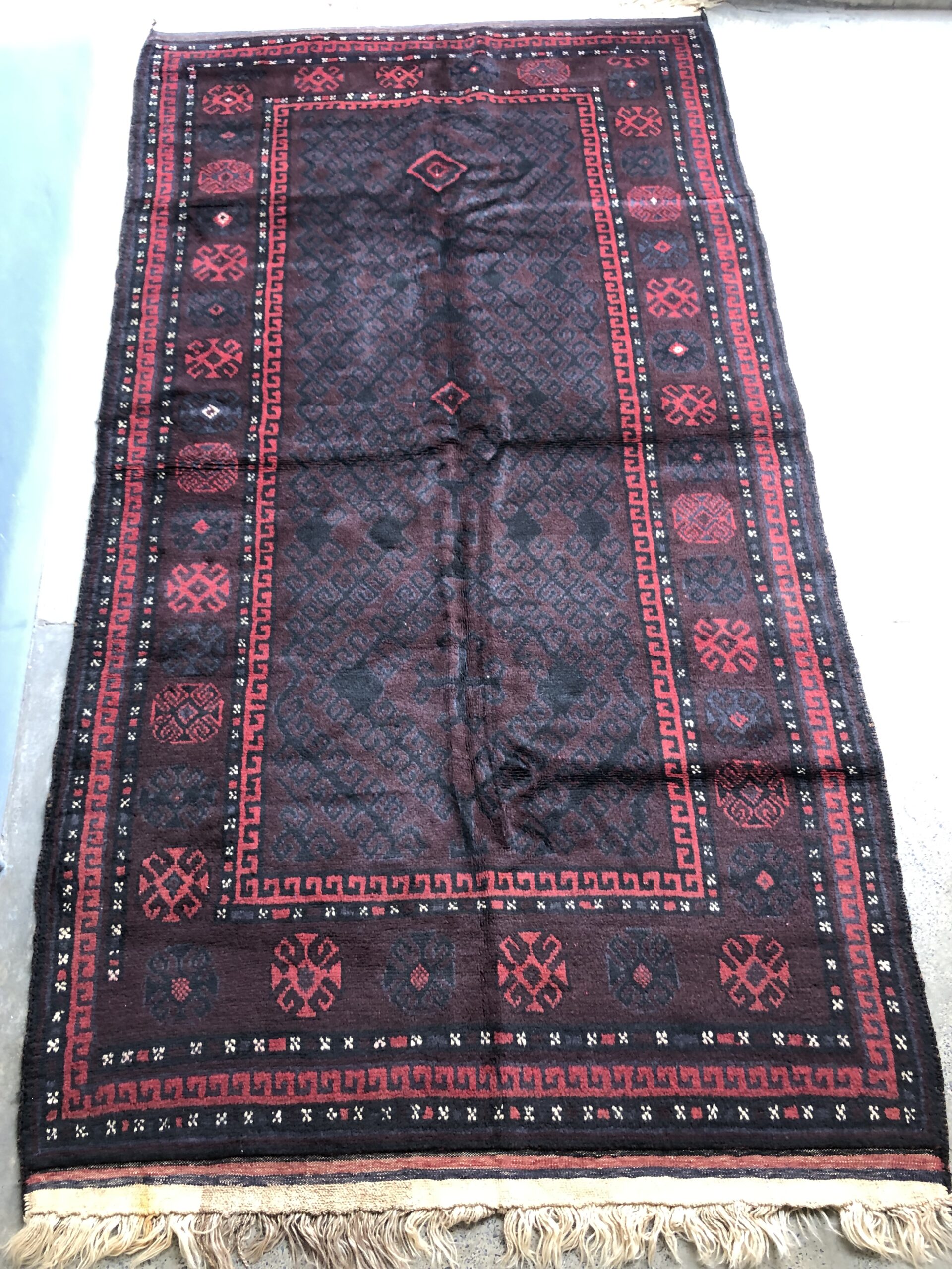 Hand Made Afghan rugs, mishwani rug, area rugs, baloch rugs,  rugs Size 280 cm x 180 cm