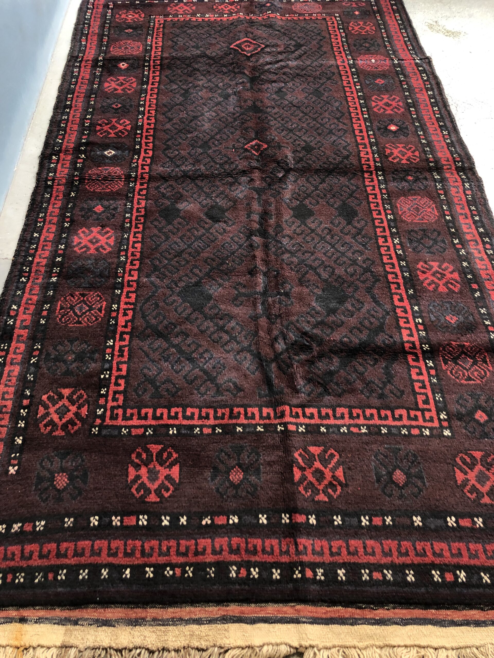 Hand Made Afghan rugs, mishwani rug, area rugs, baloch rugs,  rugs Size 280 cm x 180 cm - Image 2