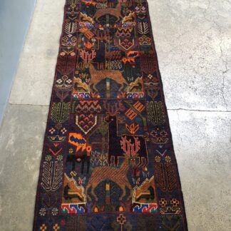 Hand Made Afghan pictorial rug, tepestry rugs, wall hanging rugs size 115 cm x 59 cm