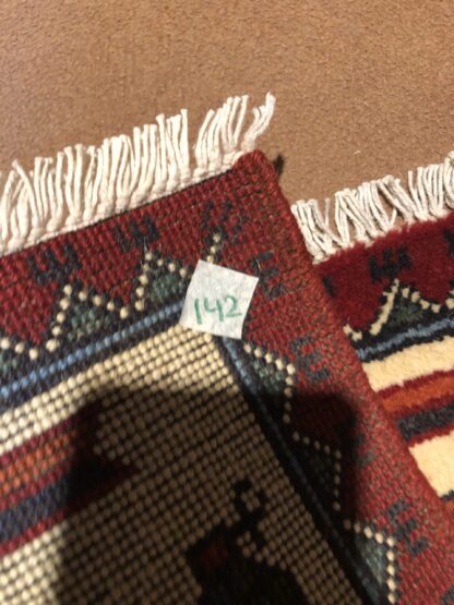 rug no 142 Hand Made Afghan war Rug , 911 rugs with weapons Size 60 cm x 80 cm - Image 3