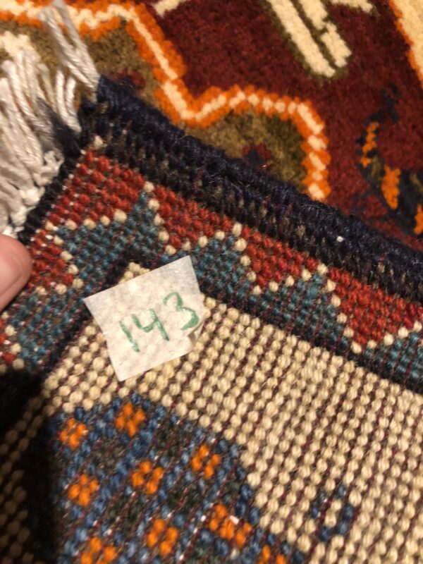 rug no 143 Hand Made Afghan war Rug , 911 rugs with weapons Size 60 cm x 80 cm - Image 3