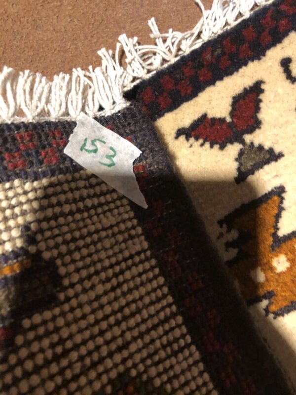 rug no 153 Hand Made Afghan war Rug , 911 rugs with weapons Size 60 cm x 80 cm - Image 3
