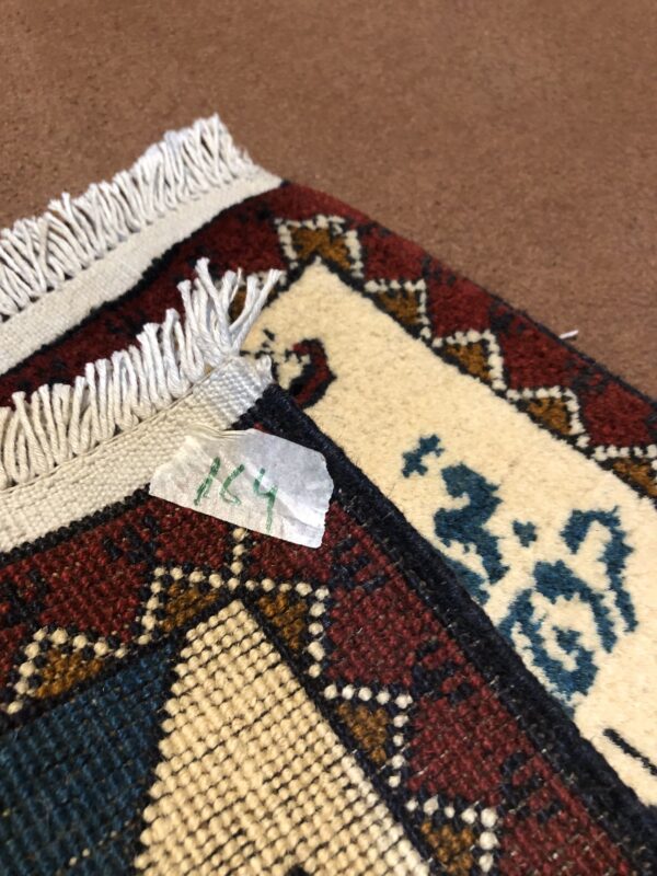 rug no 164 Hand Made Afghan war Rug , 9/11 world trade center war rugs with weapons Size 60  cm x 80 cm - Image 3