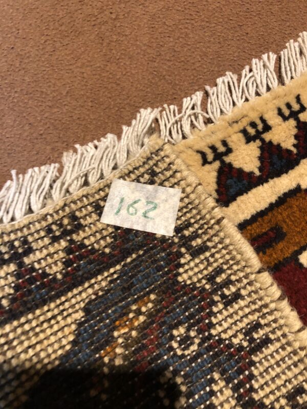 rug no 162 Hand Made Afghan war Rug , 9/11 world trade center war rugs with weapons Size60  cm x 80 cm - Image 3