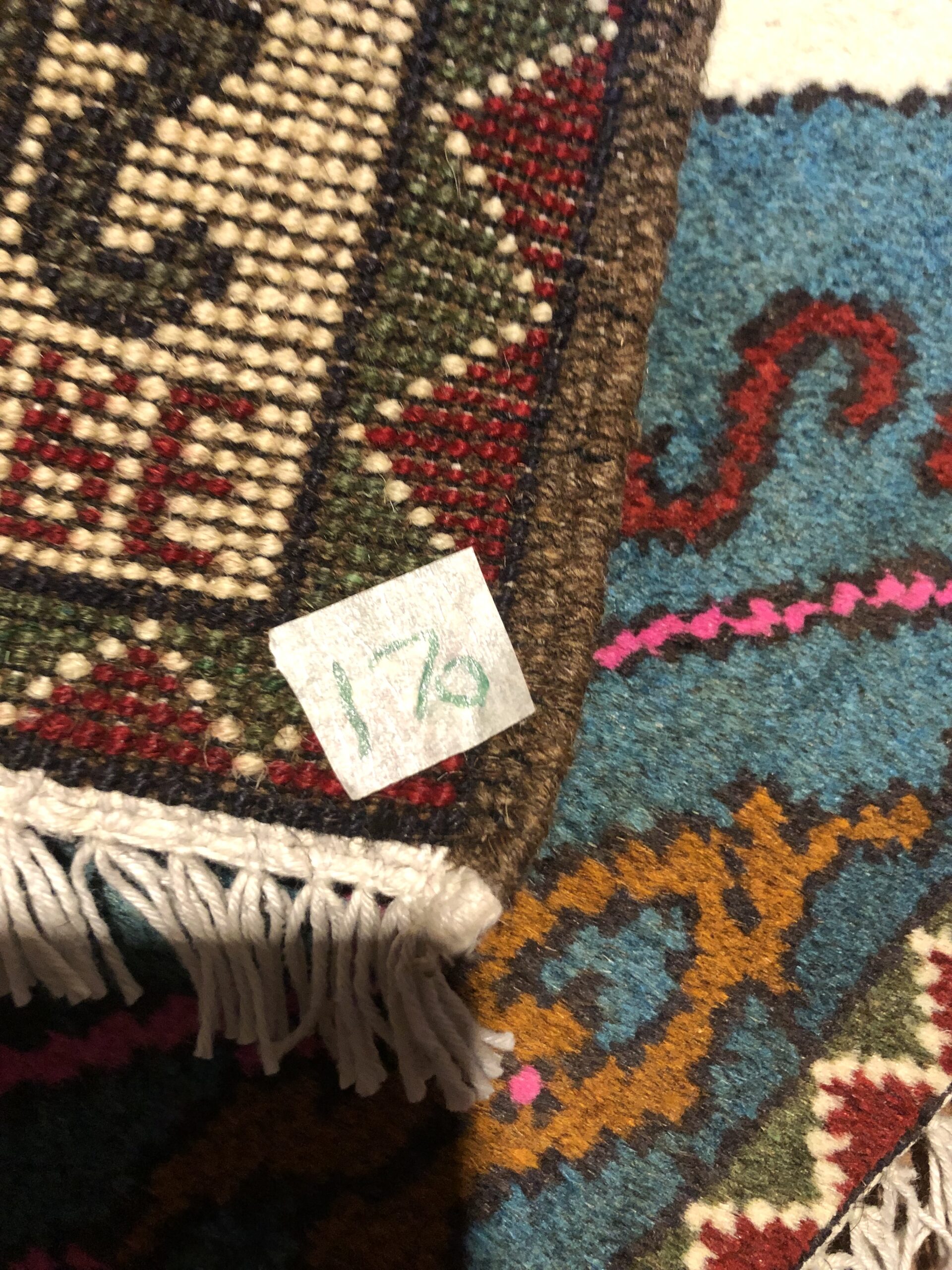 rug no 179 Hand Made Afghan war Rug , 911 rugs with weapons Size 60 cm x 80 cm - Image 3