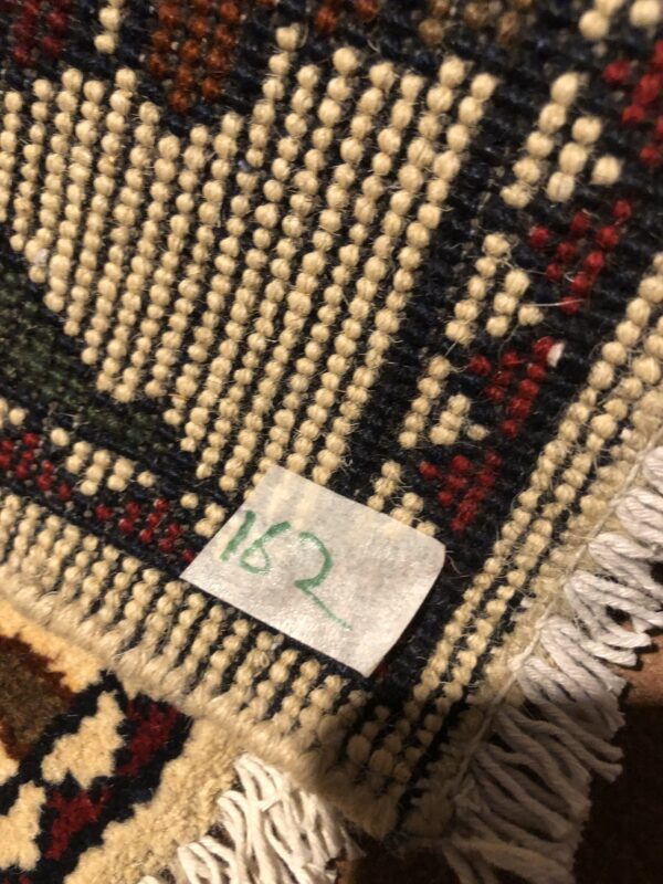 rug no 162 Hand Made Afghan war Rug , 9/11 world trade center war rugs with weapons Size 60  cm x 80 cm - Image 2