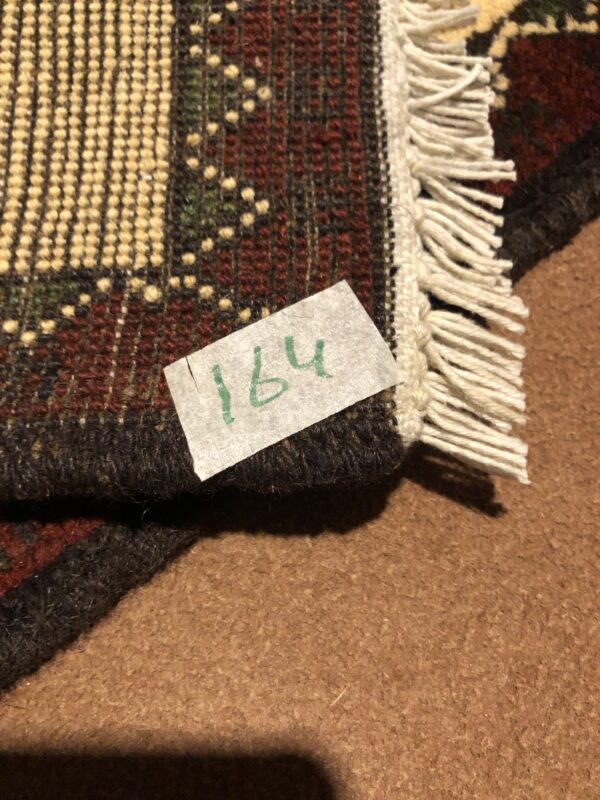 rug no 164  Hand Made Afghan war Rug , 9/11 world trade center war rugs with weapons Size 60 cm x 80 cm (Copy) - Image 3