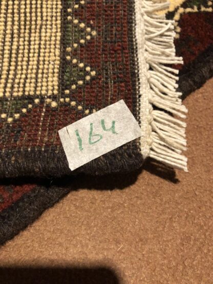 rug no 164  Hand Made Afghan war Rug , 9/11 world trade center war rugs with weapons Size 60 cm x 80 cm - Image 3