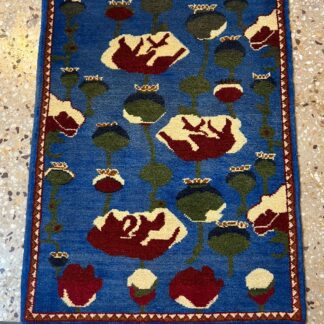 no 39 Hand Made Afghanistan rug ak 47, afghan war rugs, Size 60 cm x 80