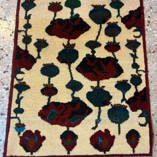 no 14 Hand Made Afghanistan rug ak 47, afghan war rugs, Size 60 cm x 80 cm