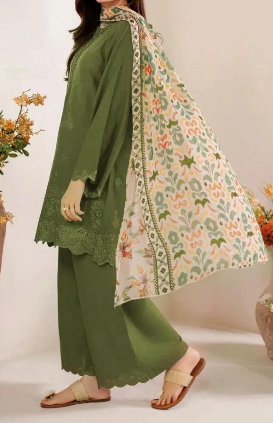 Pakistani winter dress unstitch - Image 2