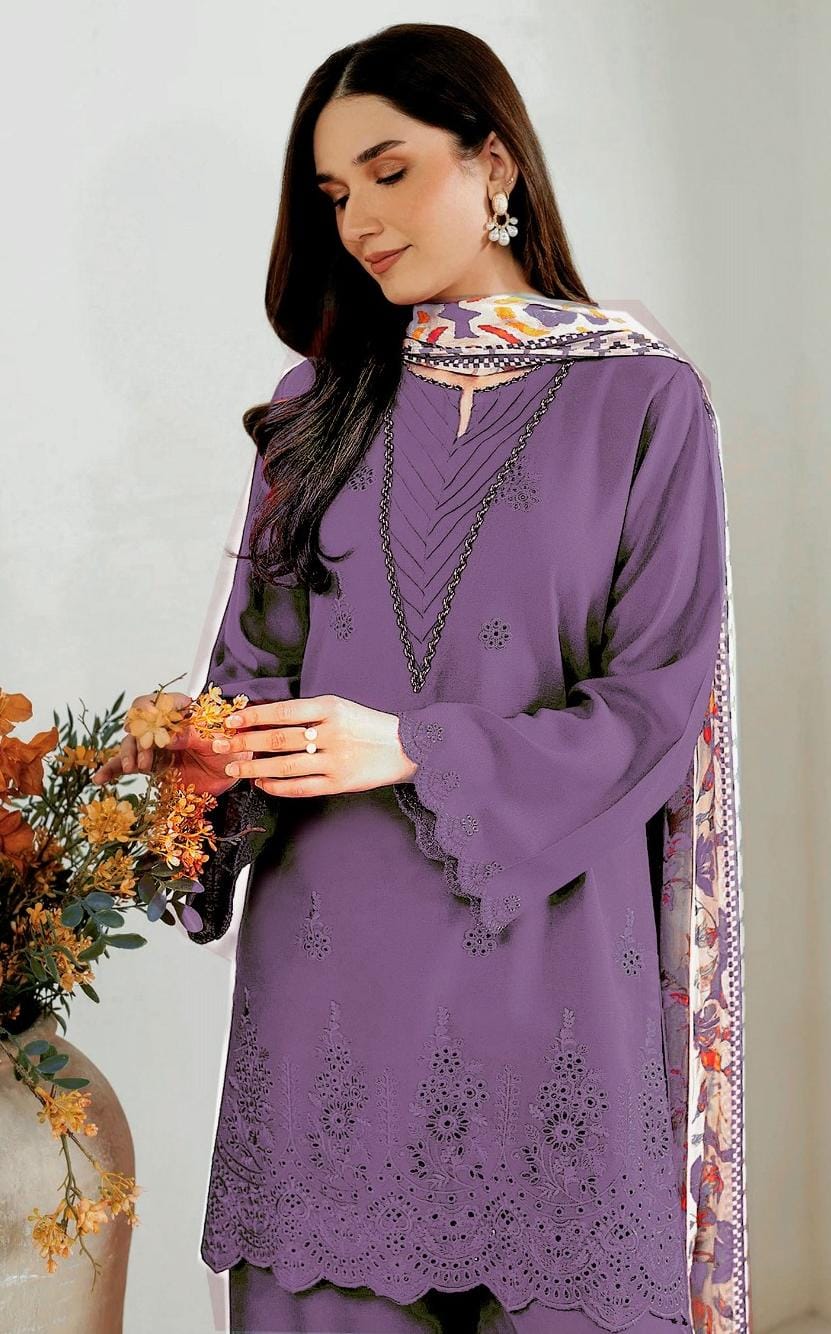 Pakistani winter dress unstitch - Image 6