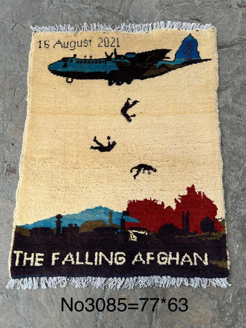 Afghan Hand Made Afghanistan war rugs Size 60 cm x 80