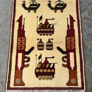 Hand Made Afghanistan war Size 60 cm x 80