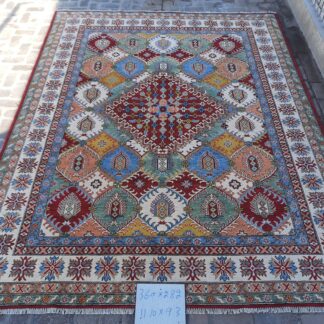 Hand Made Made Afghan Home Decorated Amazing rugs Size 297 cm x 200cm